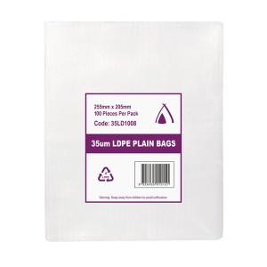 LDPE Clear (10x8") 35um Bag
