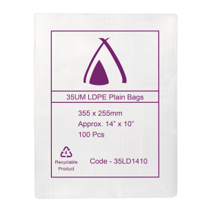 LDPE Clear (14x10") 35um Bag