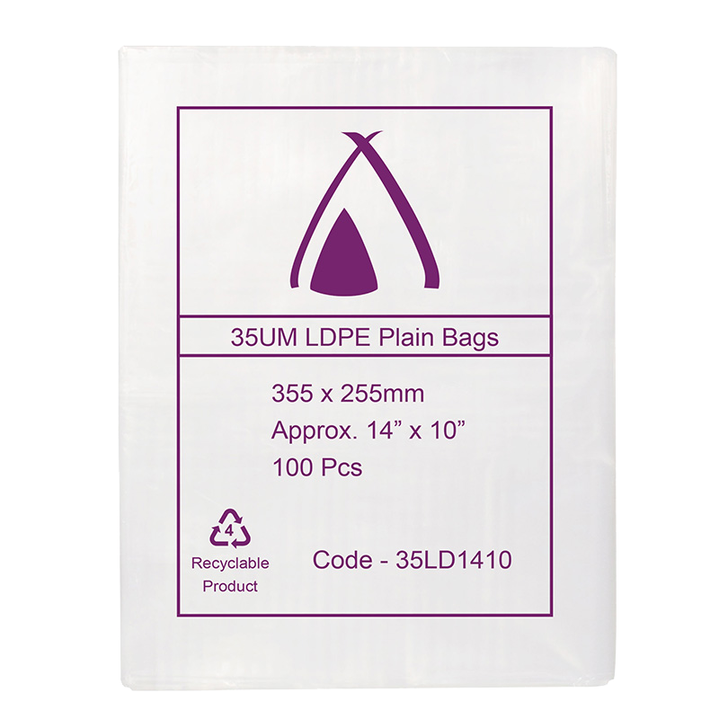 LDPE Clear (14x10") 35um Bag