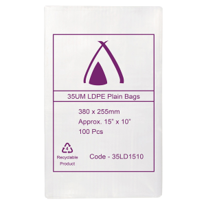 LDPE Clear (15x10") 35um Bag