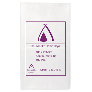 LDPE Clear (16x10") 35um Bag