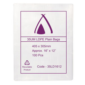 LDPE Clear (16x12") 35um Bag