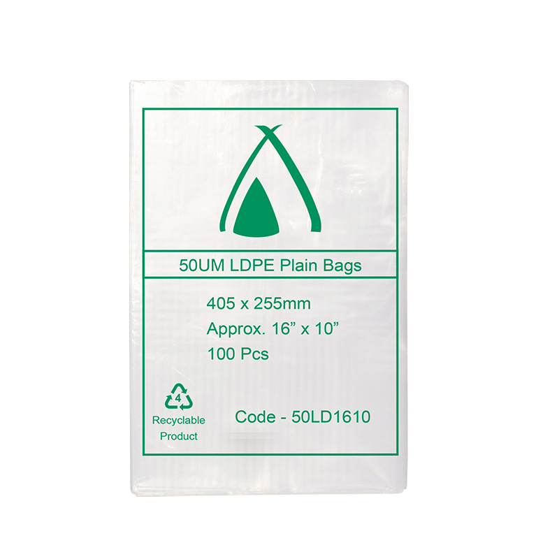 LDPE Clear (16x10") 50um Bag