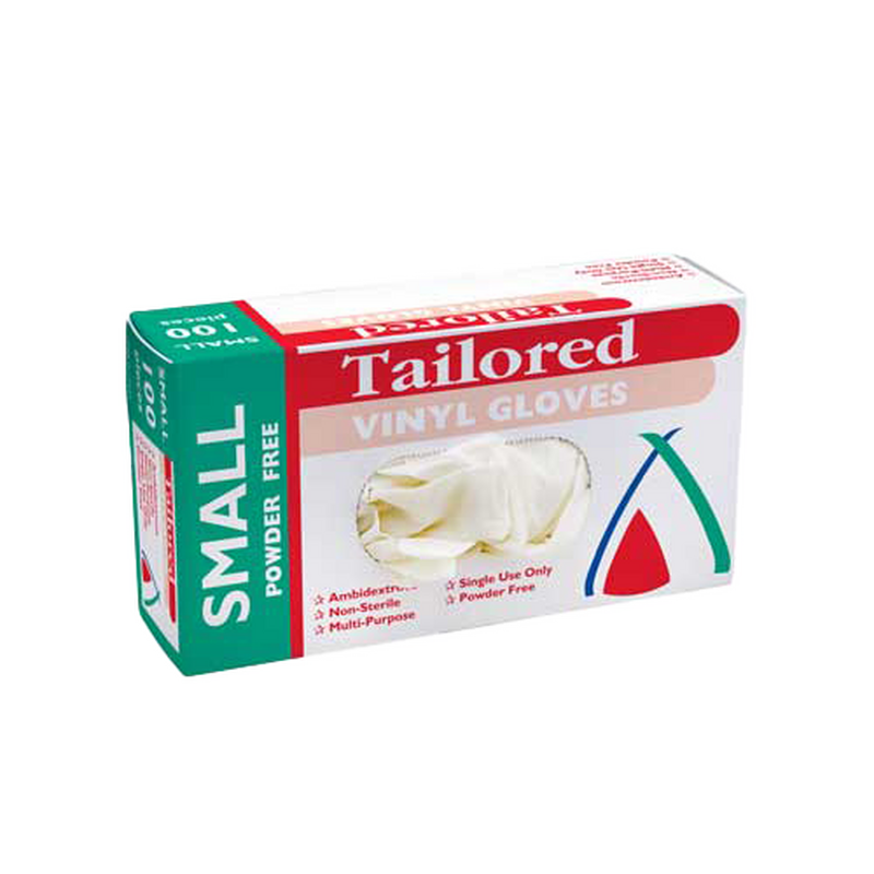 Gloves Vinyl Natural Small Powder Free