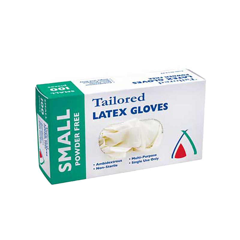Gloves Latex Natural Small Powder Free