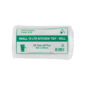 Small White 18L Kitchen Tidy Roll