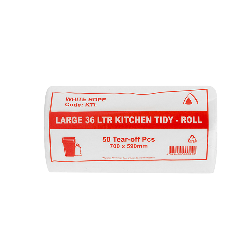 HDPE 36L Large White Perforated Coreless Roll