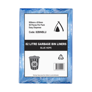 82 LTR HD BLUE B/LINER 950 X 810 MM S/S