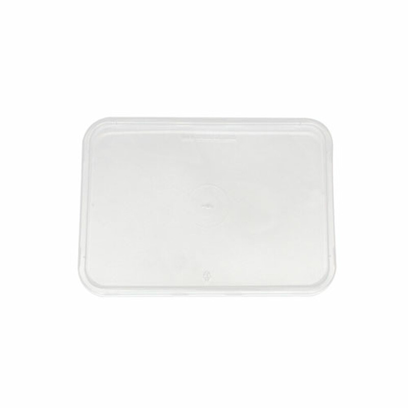 Chanrol Rectangular Container Lids - PP Flat, Fits C500-C1000 containers