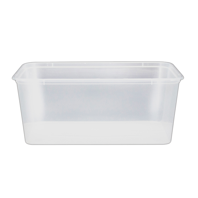 Chanrol Clear Rectangular Container - Polypropylene (PP), 1000ml