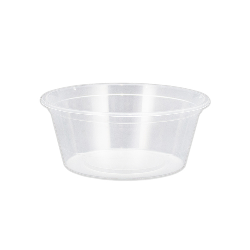 Chanrol Clear Round Containers - Polypropylene (PP), 300ml
