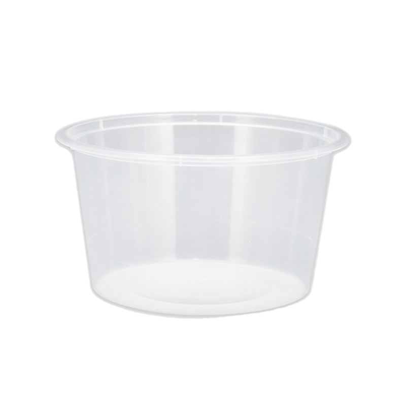 Chanrol Clear Round Containers - Polypropylene (PP), 440ml