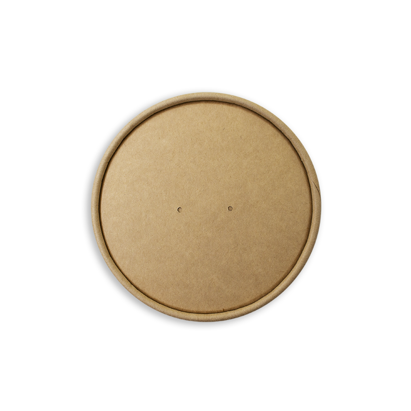 Kraft Food Containers and Lids - Kraft Paper, 8-12oz Extra Small Lid