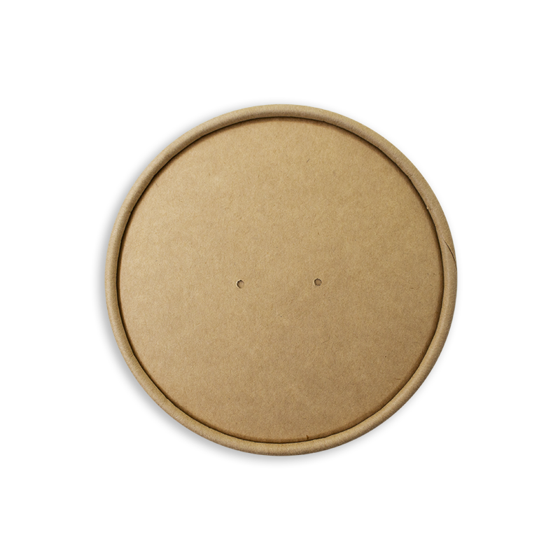 Kraft Food Containers and Lids - Kraft Paper, 16oz Small Lid