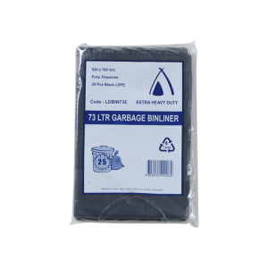 73 LTR XH/DUTY LD BLK B/LINER 920X760MM