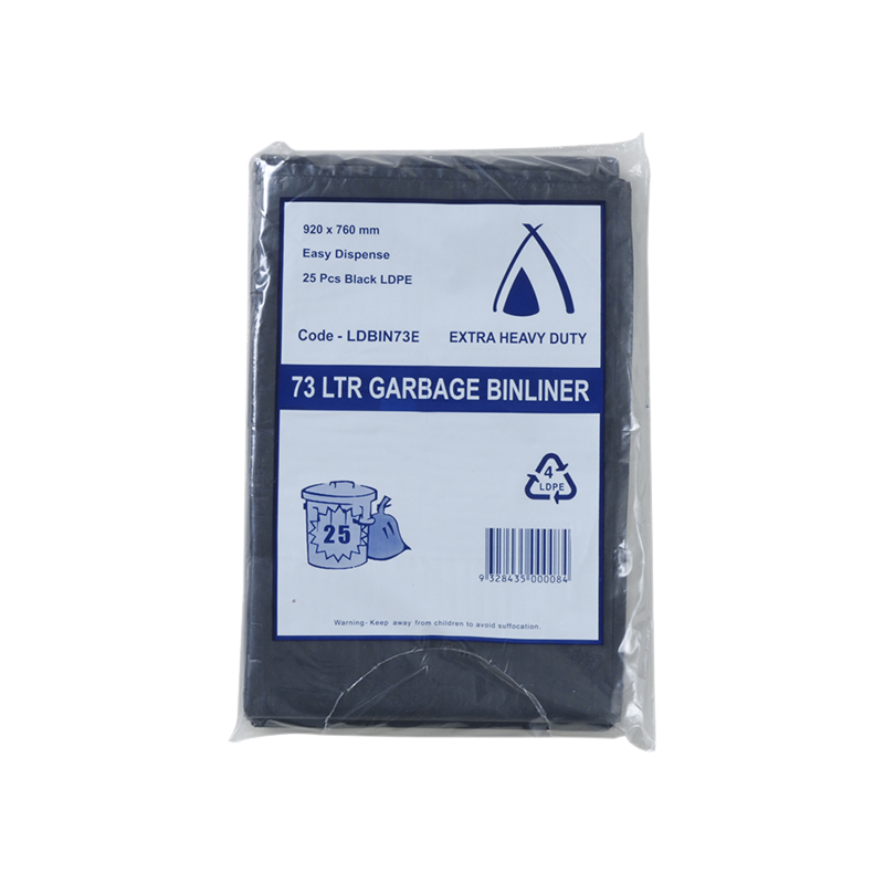 73 LTR XH/DUTY LD BLK  B/LINER 920X760MM