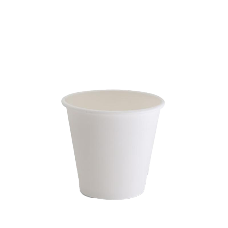 True Fill Single Wall PE Hot Cup White 8oz