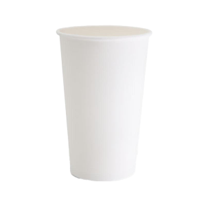 True Fill Single Wall PE Hot Cup White 16oz