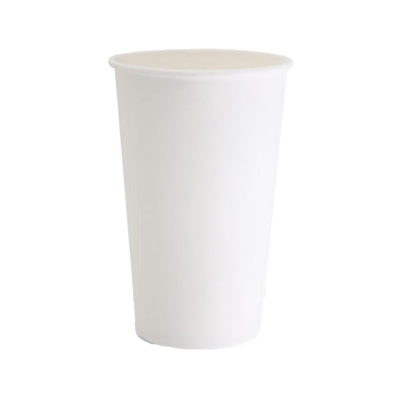 True Fill Single Wall PE Hot Cup White 16oz