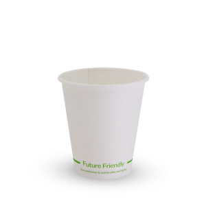 Single Wall White Hot Cup 6oz Paper + PLA Lining