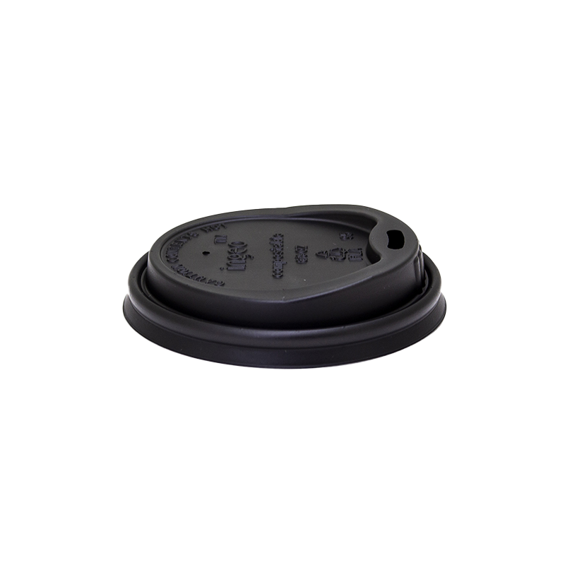 Black CPLA Lid 6/8oz
