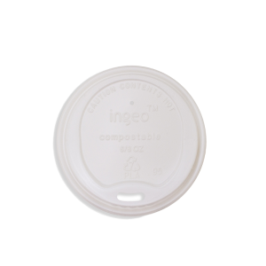 White CPLA Lids 6/8oz