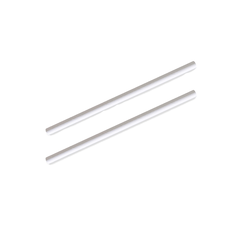 Cocktail Paper Straws - White, 3 Ply Paper