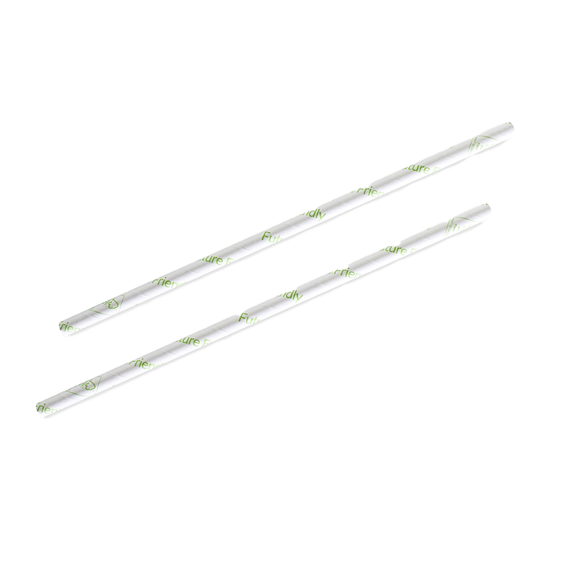 Regular Paper Straws - Printed Future Friendly, 3 Ply Paper