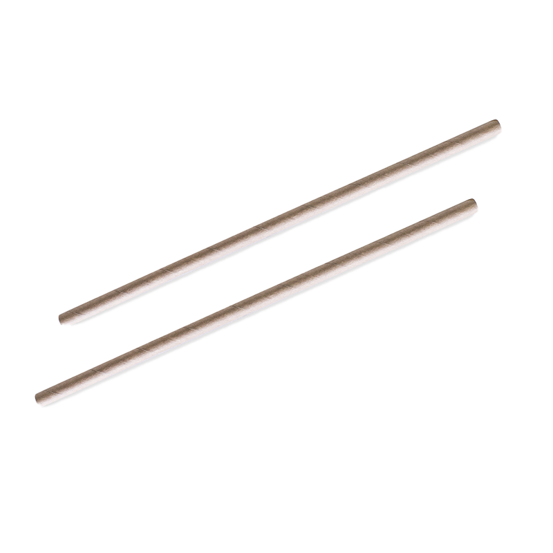 Regular Paper Straws - Brown Kraft, 3 Ply Paper