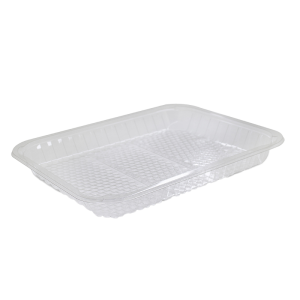 FOOD TRAY RPET CLEAR CELL 11 X 9