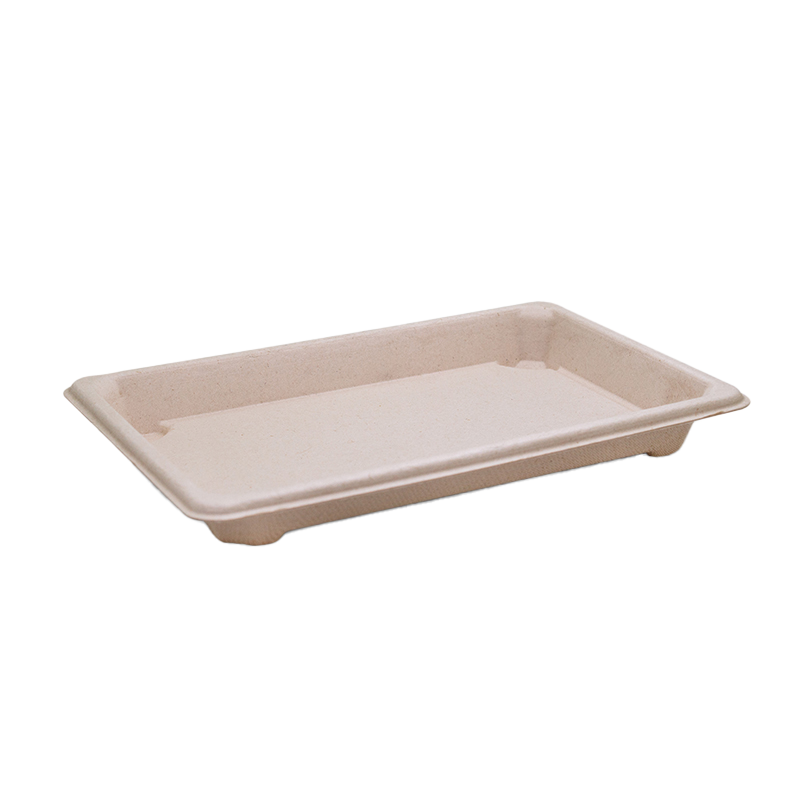 Sugarcane Sushi Trays NaturalSmall