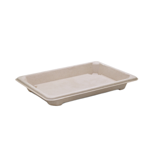 Sugarcane Sushi Trays Natural Medium