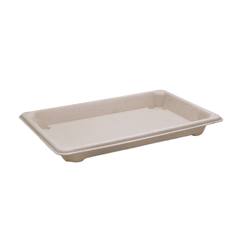 Sugarcane Sushi Trays Natural Large
