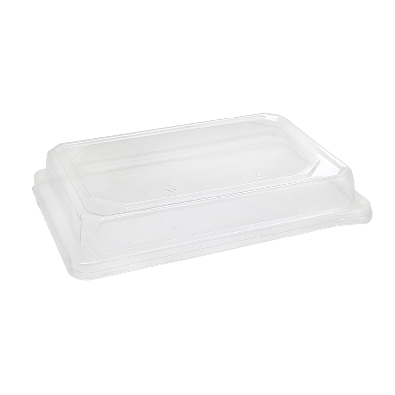 PET Lids To Suit Sugarcane Sushi Trays - Large, PET
