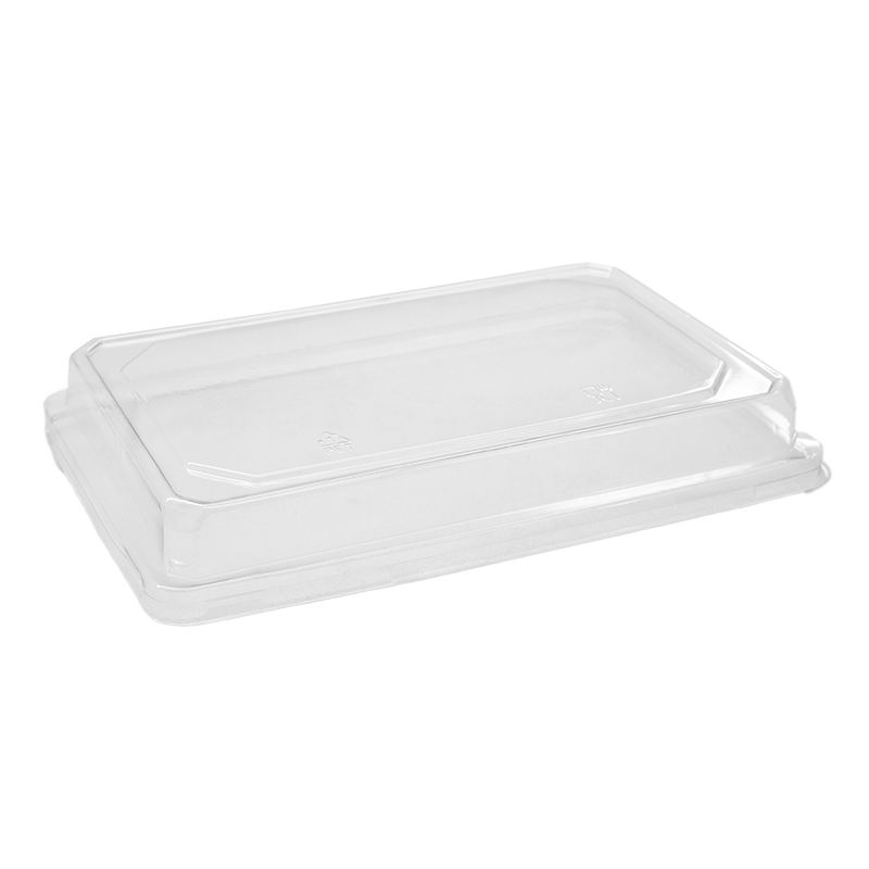 PET Lids Extra Large to Suit Sugarcane Sushi Tray