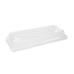 PET Lids To Suit Sugarcane Sushi Trays - Long, PET