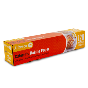 1 Roll x Alfresco by Huhtamaki Caterer's Baking Paper 120M x 40cm