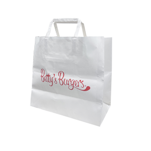Betty's Burgers Printed Flat Handle Bag x 250