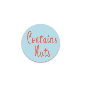 Betty's Burgers Food Labels - Contains Nuts