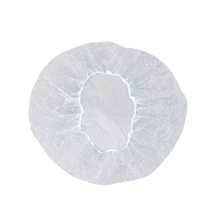 21" Crimped Cap White