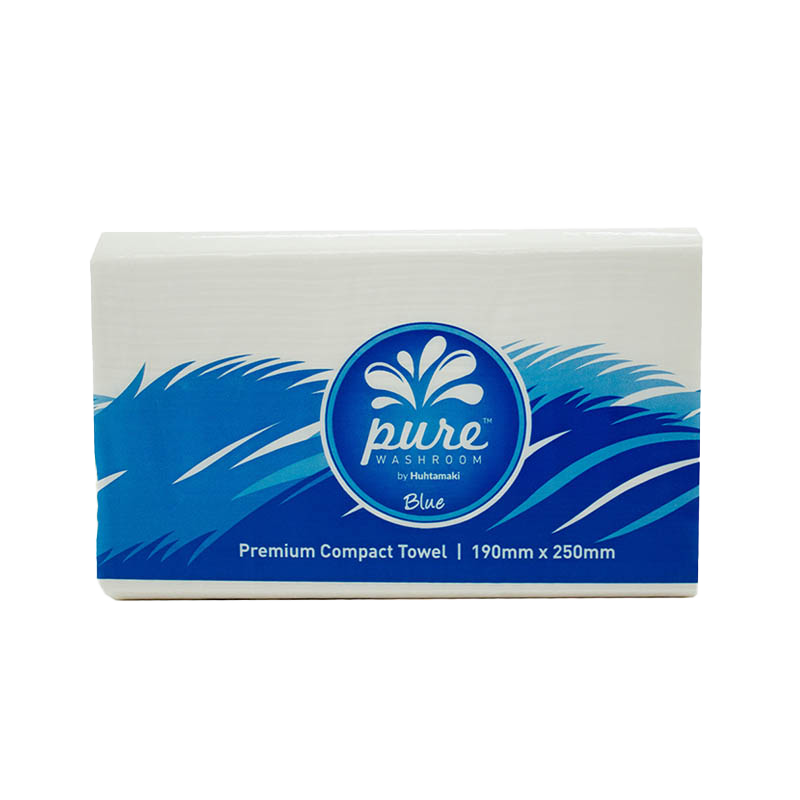 Pure Washroom Blue Range Premium Compact Hand Towel