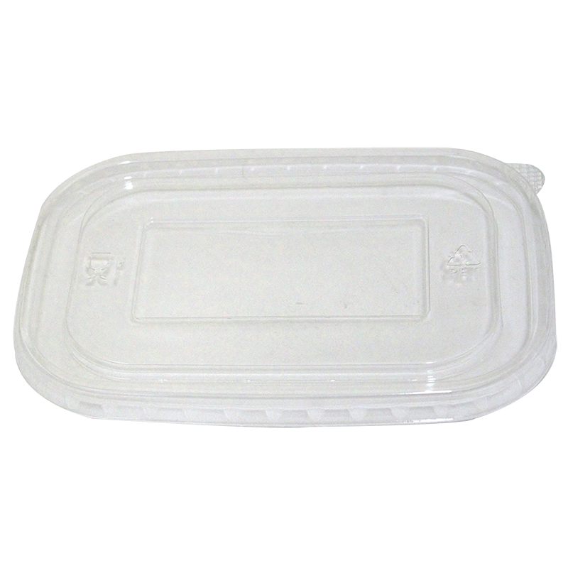 PET Lid for Rectangular Kraft Takeaway Container
