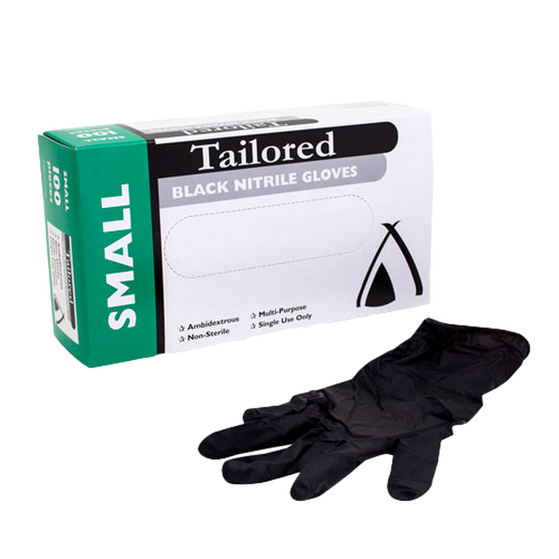 Gloves Nitrile Small Black