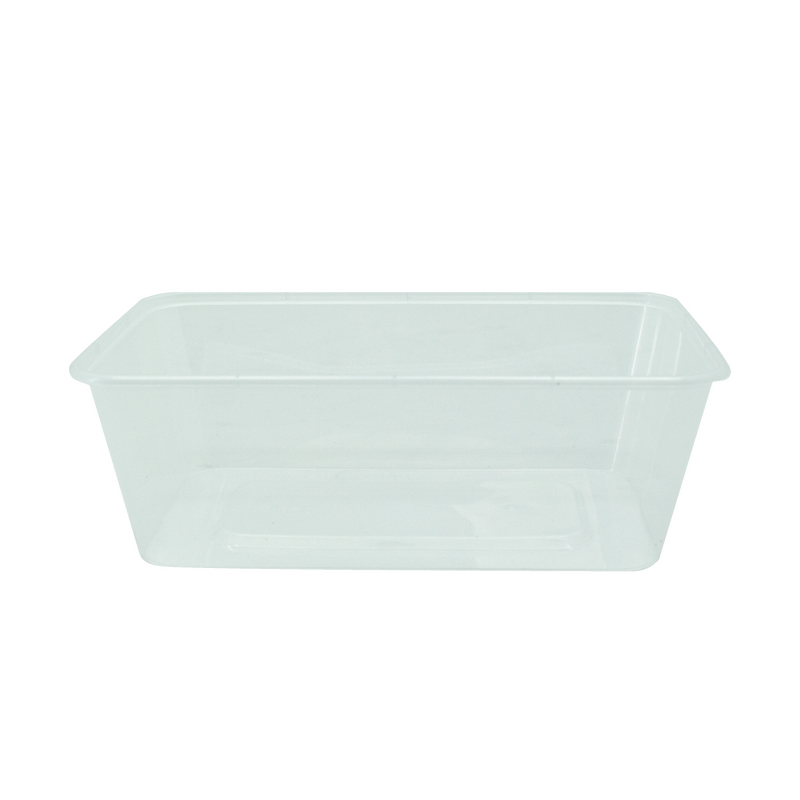 750ml Clear Takeaway Container Rectangular