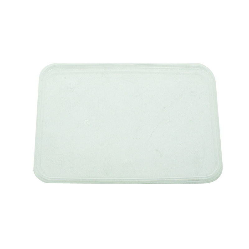 Clear Takeaway Container Lid Rectangular