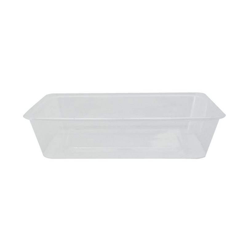 500ml Clear Takeaway Freezer Container Rectangular