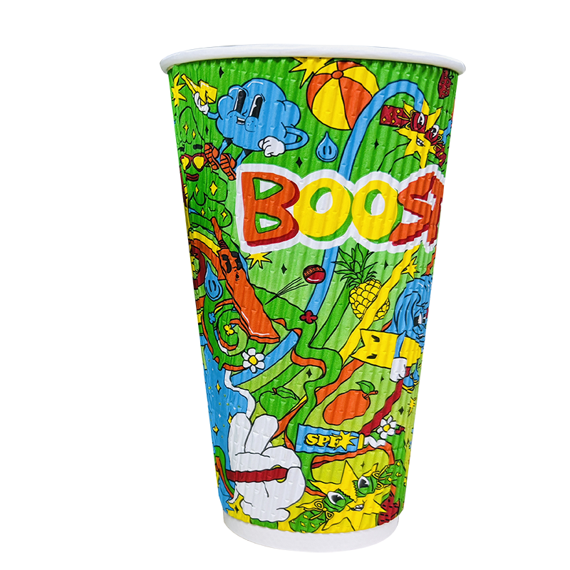 20oz Boost Juice Summer 2025 Triple Wall Corrugated Aqueous Lined Cup