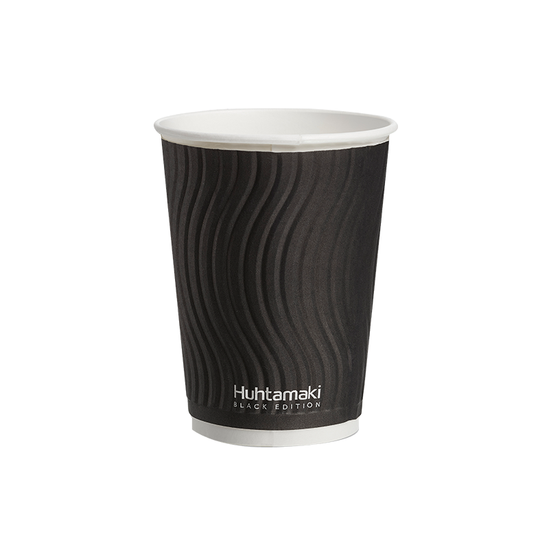 285ml Callisto Double Wall Black Edition PE Hot Cup