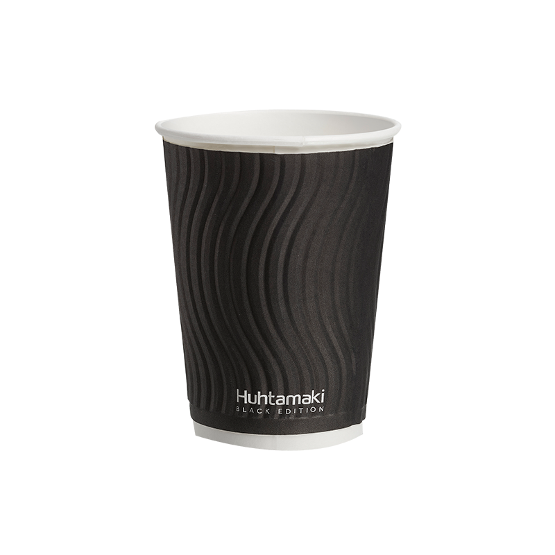 400ml Callisto Double Wall Black Edition PE Hot Cup