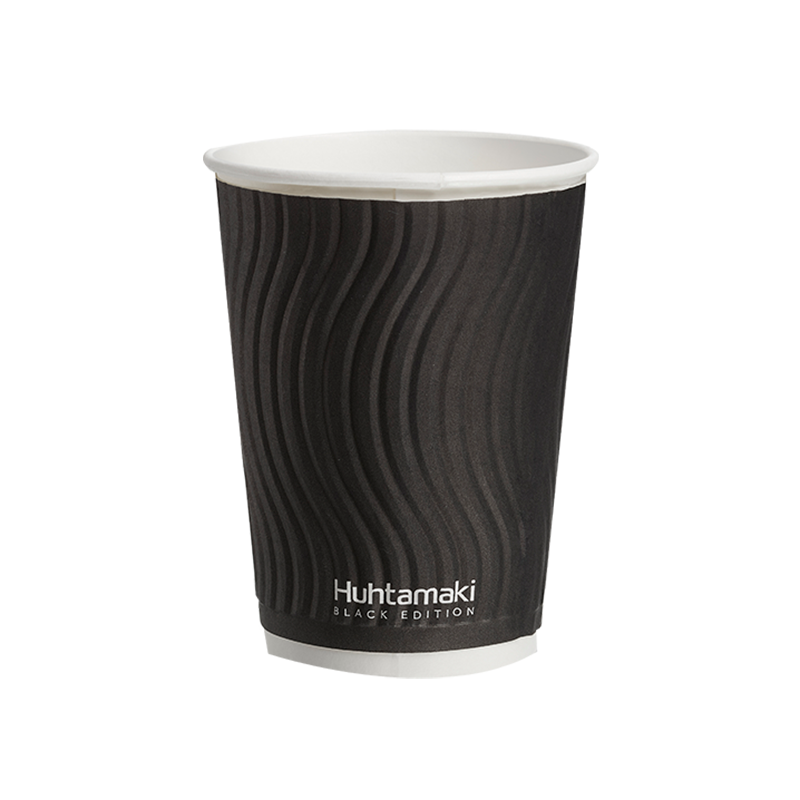 500ml Callisto Double Wall Black Edition PE Hot Cup
